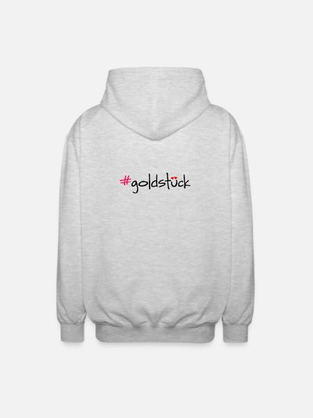 #goldstück - Unisex Hooded Jacket - light heather grey