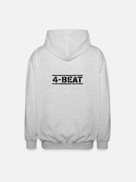 4 Beat - Unisex Hooded Jacket - light heather grey