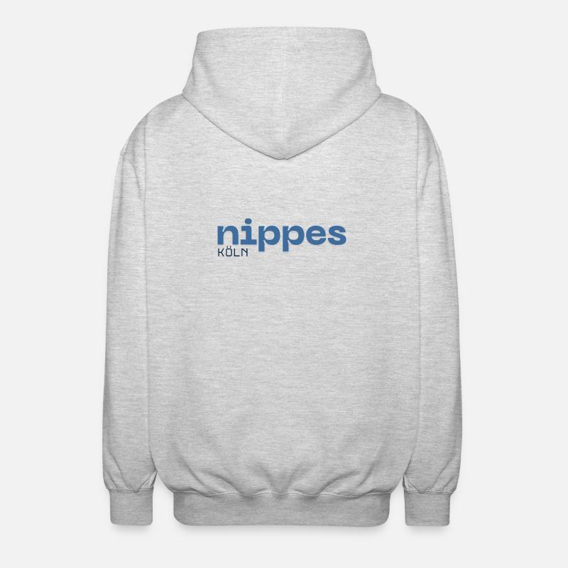 Quartier des Nippes Cologne - Veste à capuche unisexe - gris clair chiné