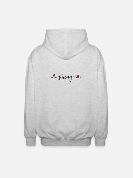 Stark - Unisex Kapuzenjacke - Hellgrau meliert