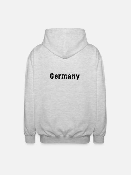 Germany - Unisex Kapuzenjacke - Hellgrau meliert