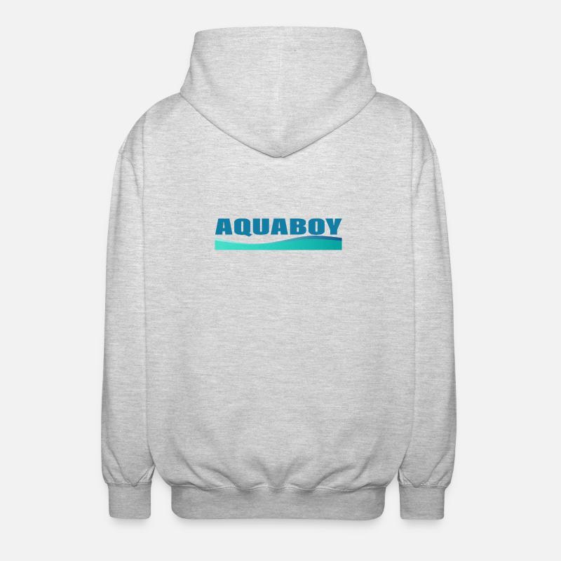AQUABOY - Veste à capuche unisexe - gris clair chiné