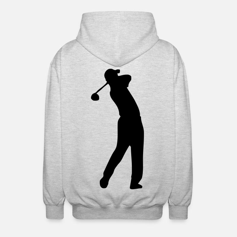 golf - Unisex Hooded Jacket - light heather grey