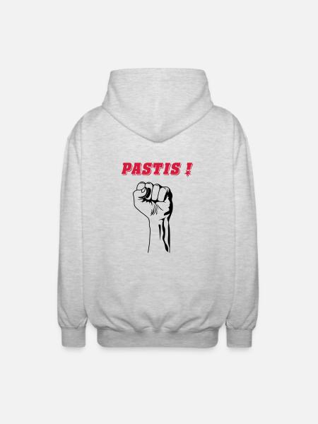 REVOLUTION PASTIS - Veste à capuche unisexe - gris clair chiné