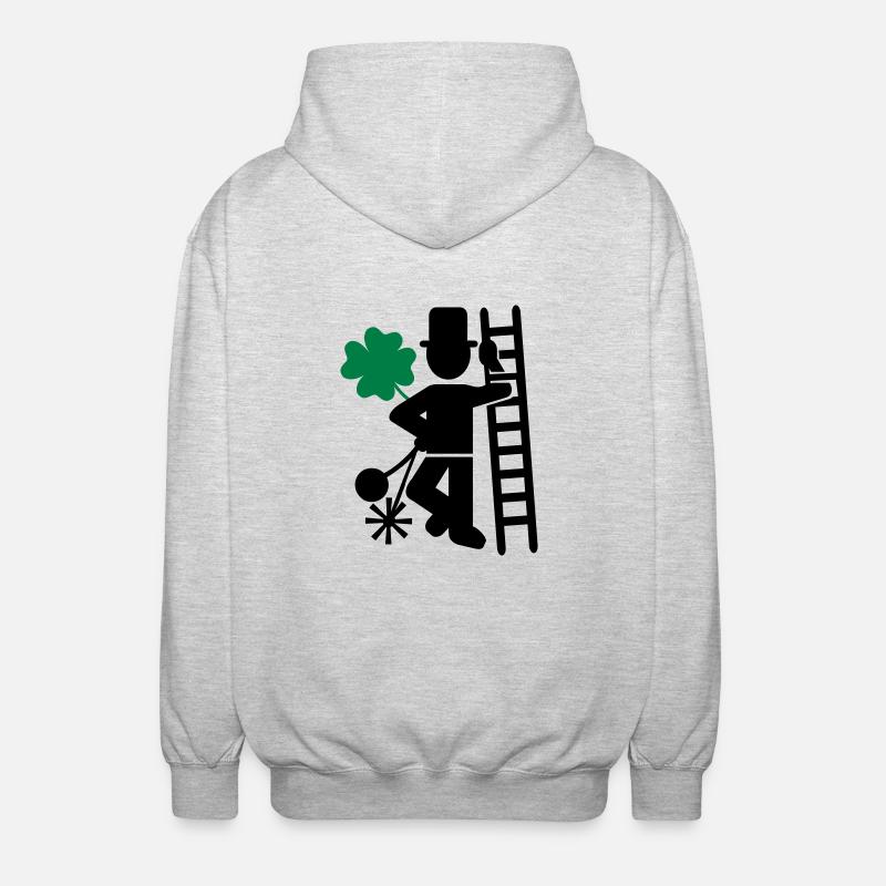 Chimney sweeper - Unisex Hooded Jacket - light heather grey