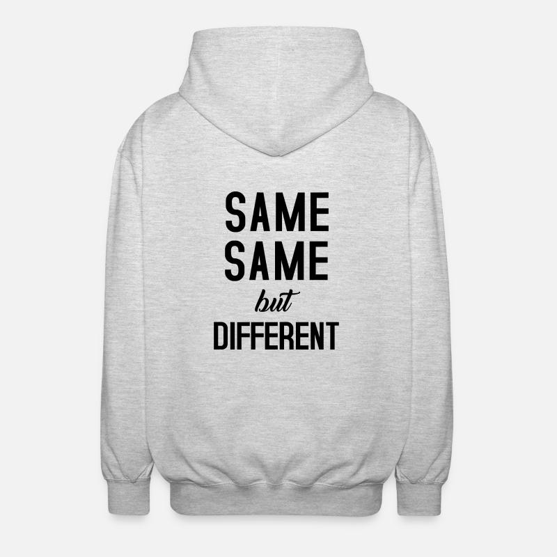 Same Same - Veste à capuche unisexe - gris clair chiné