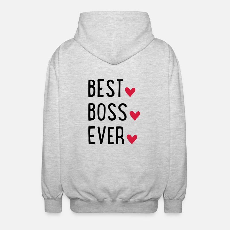 BOSS - Unisex Hooded Jacket - light heather grey