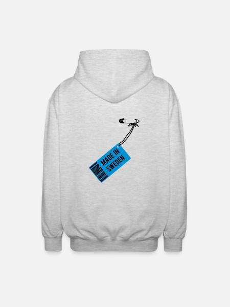Made in Sweden - Unisex Hooded Jacket - light heather grey