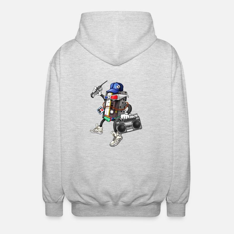 I Am The 80s - Veste à capuche unisexe - gris clair chiné