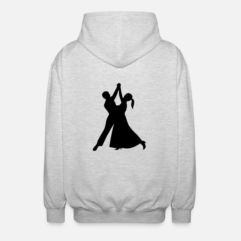 Danser - Veste à capuche unisexe - gris clair chiné