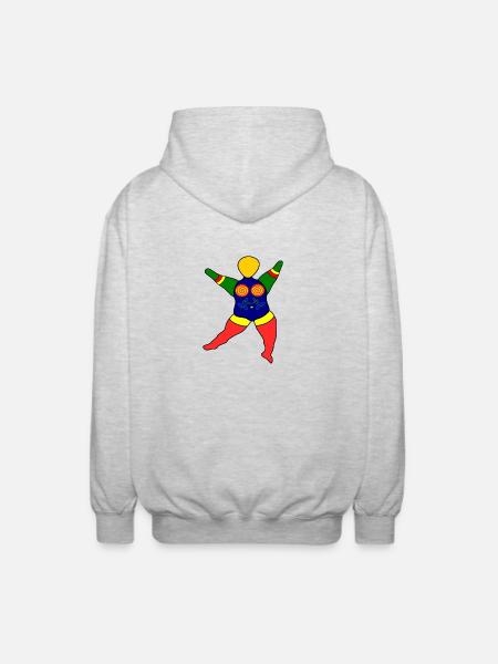 Nana - Nana - Unisex Hooded Jacket - light heather grey