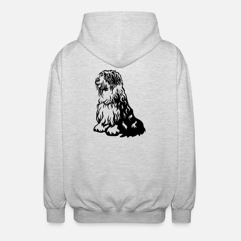 Bobtail - Veste à capuche unisexe - gris clair chiné