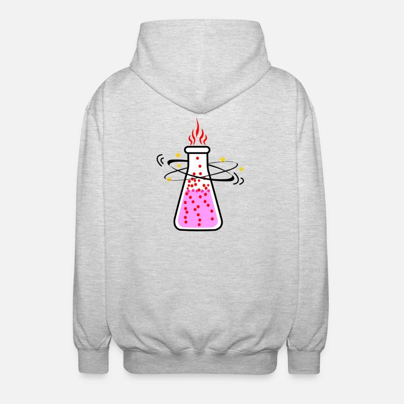 Gift oder Zaubertrank - Unisex Kapuzenjacke - Hellgrau meliert