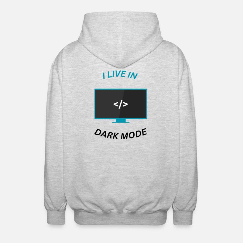 Programmierer Motivation Design - Unisex Kapuzenjacke - Hellgrau meliert