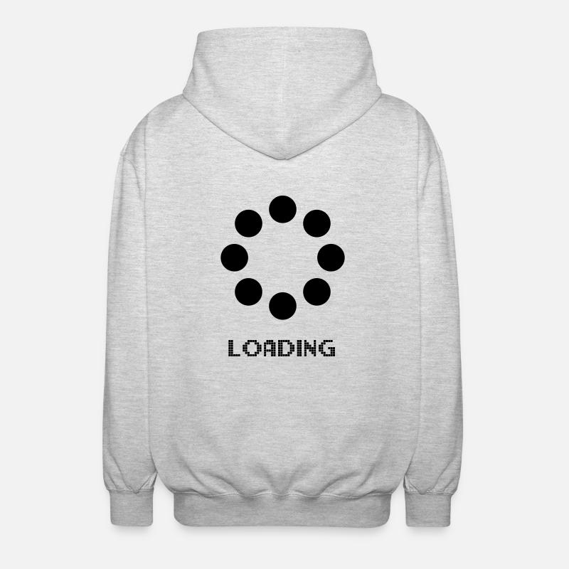 loading - Veste à capuche unisexe - gris clair chiné