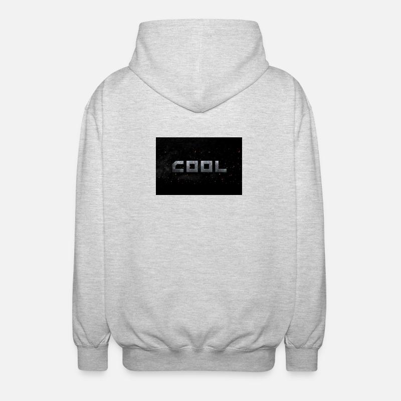 COOL einfach COOL - Unisex Kapuzenjacke - Hellgrau meliert