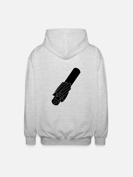 Milling Helical - Unisex Hooded Jacket - light heather grey