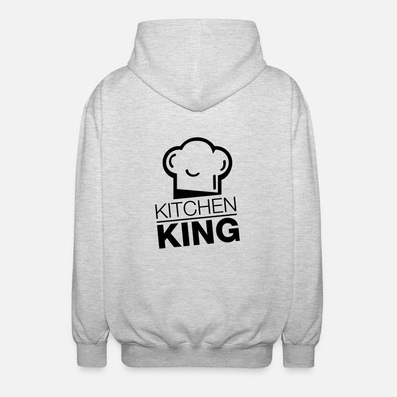 kitchen_king_rp1 - Veste à capuche unisexe - gris clair chiné