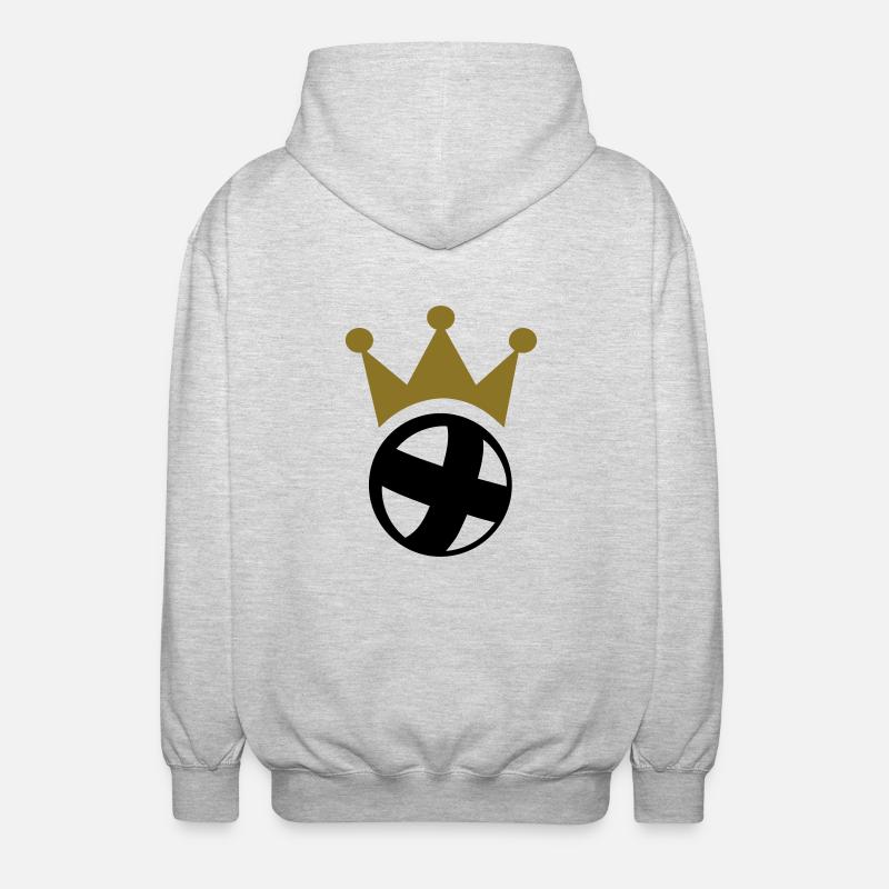 Cycle ball - Unisex Hooded Jacket - light heather grey