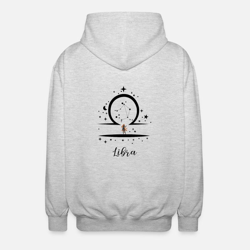 Mysterious and Elegant Mask Illustration - Unisex Hooded Jacket - light heather grey