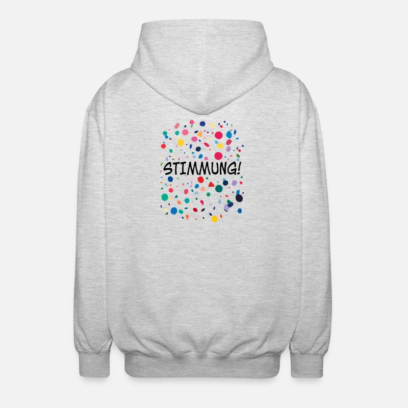 T-shirt Carnaval Carnaval Confettis Carnaval - Veste à capuche unisexe - gris clair chiné