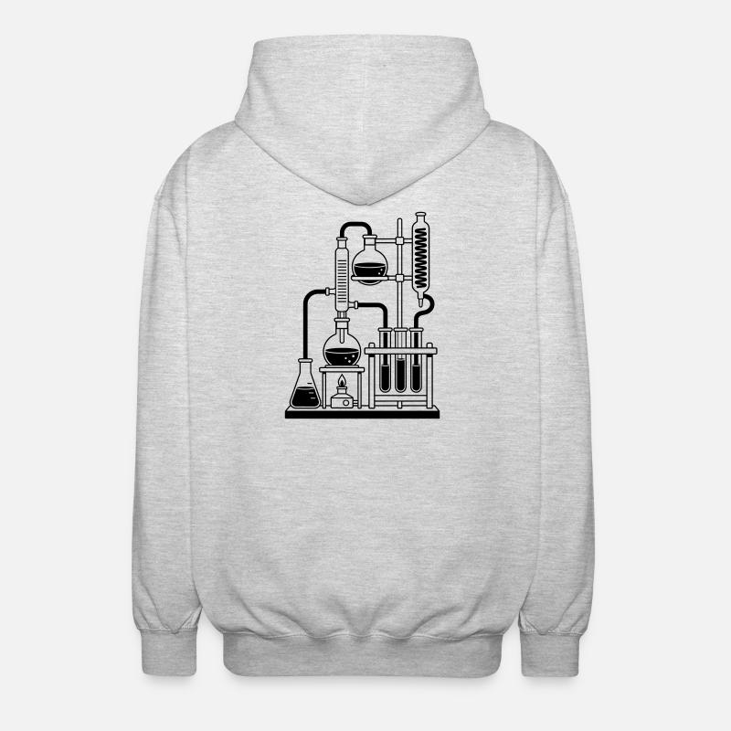 Labor - Unisex Kapuzenjacke - Hellgrau meliert