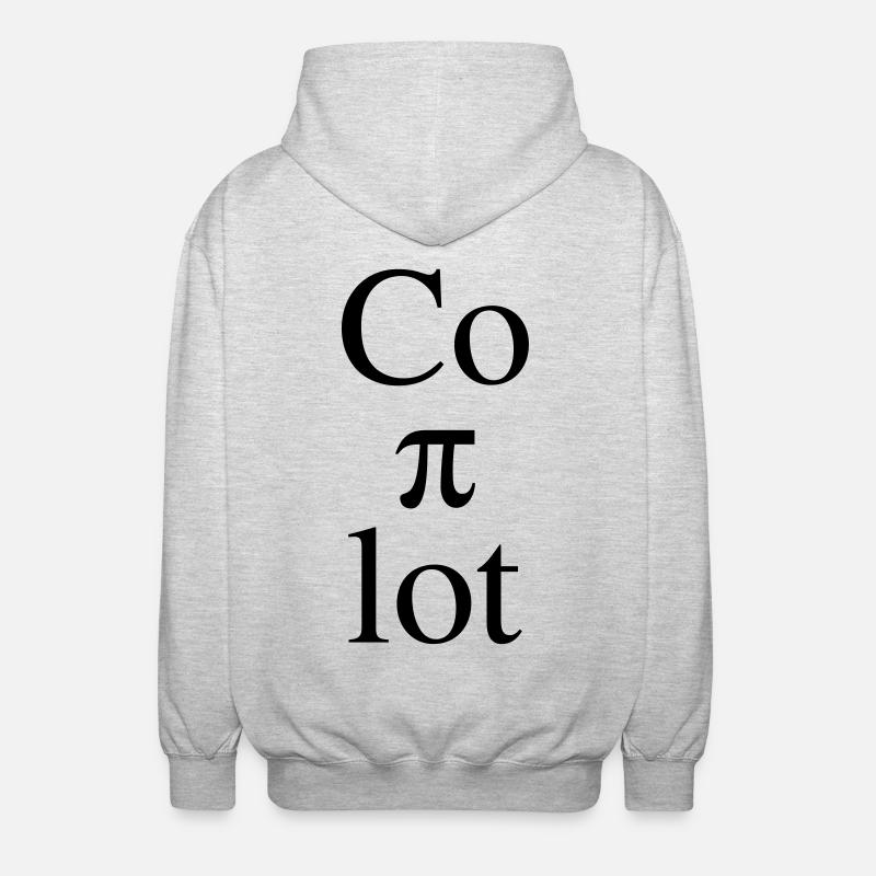 Copilot - Co Pi Lot - Unisex Kapuzenjacke - Hellgrau meliert