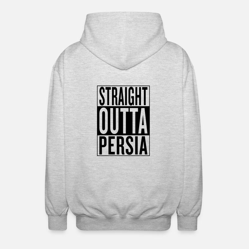 Persia - Unisex Kapuzenjacke - Hellgrau meliert
