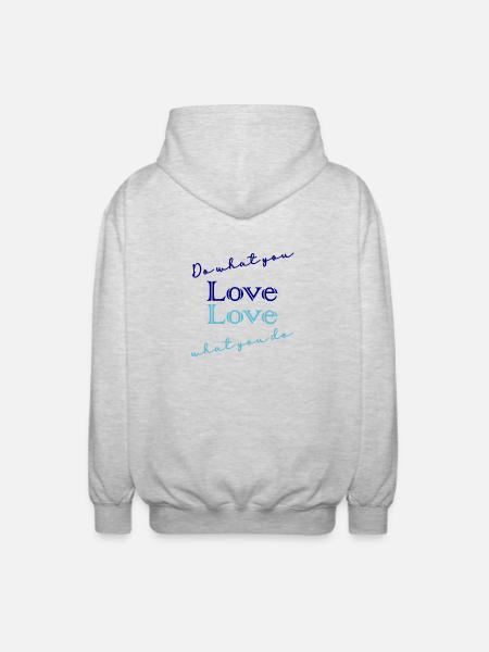 QUOTE,QUOTES,MESSAGE, MESSAGE,HUMOR - Unisex Hooded Jacket - light heather grey