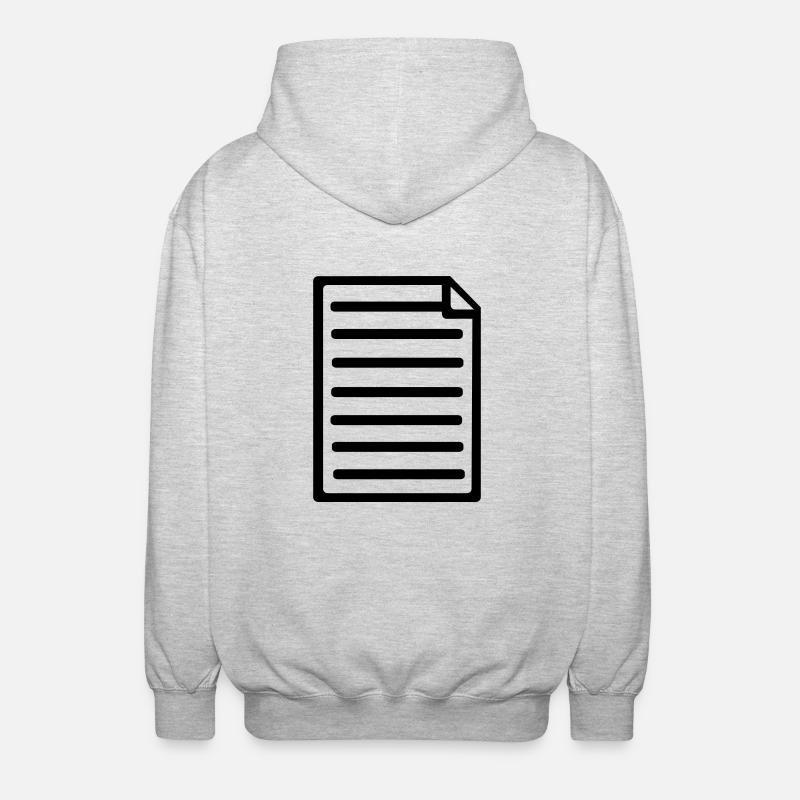 Paper - Unisex Hooded Jacket - light heather grey