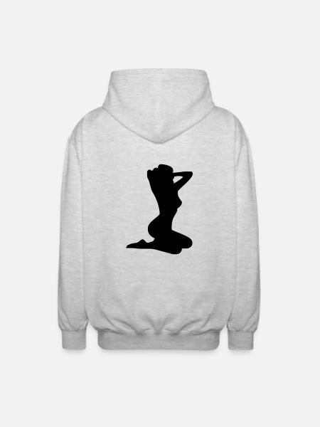 sexy - Unisex Kapuzenjacke - Hellgrau meliert