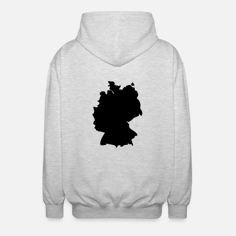 Germany - Veste à capuche unisexe - gris clair chiné