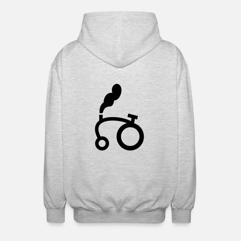 Tractor - Unisex Kapuzenjacke - Hellgrau meliert