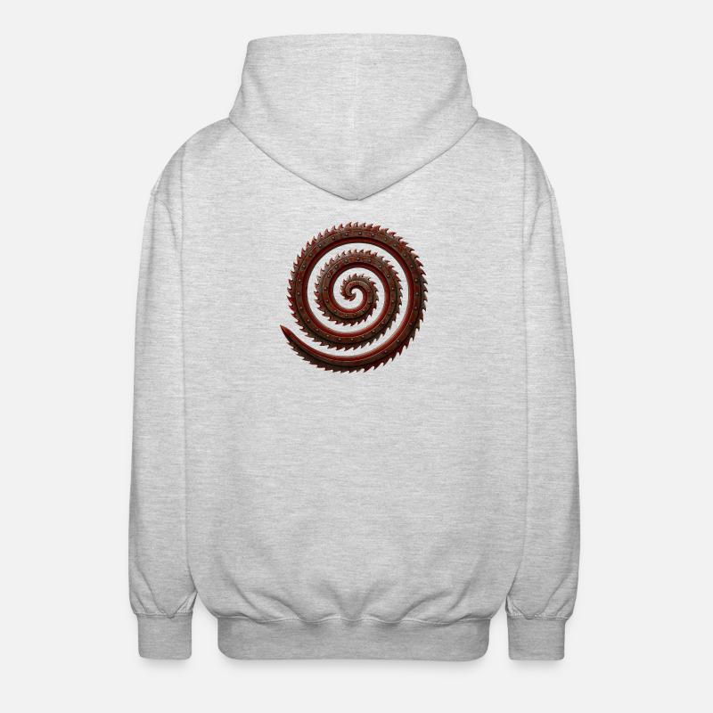 Das Kramer Gebirge - Unisex Kapuzenjacke - Hellgrau meliert