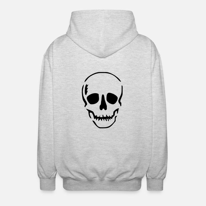 crane - Veste à capuche unisexe - gris clair chiné