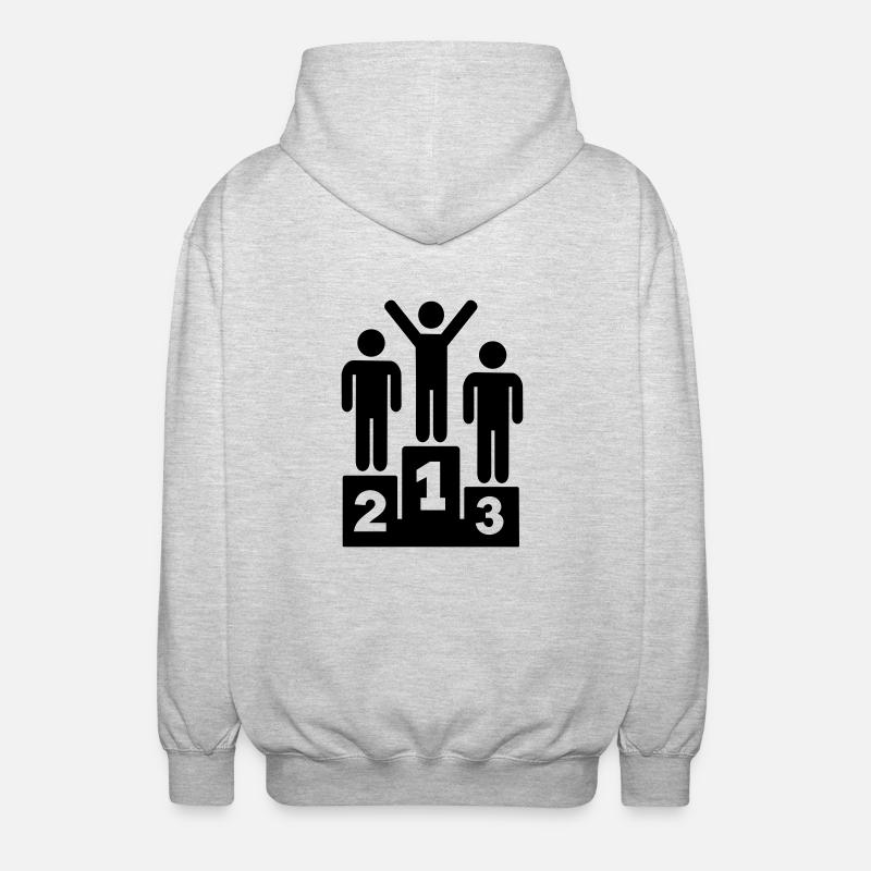 Podium - Unisex Hooded Jacket - light heather grey