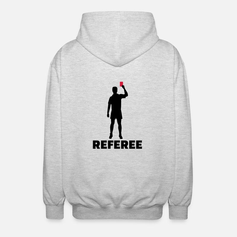Arbitre - Veste à capuche unisexe - gris clair chiné
