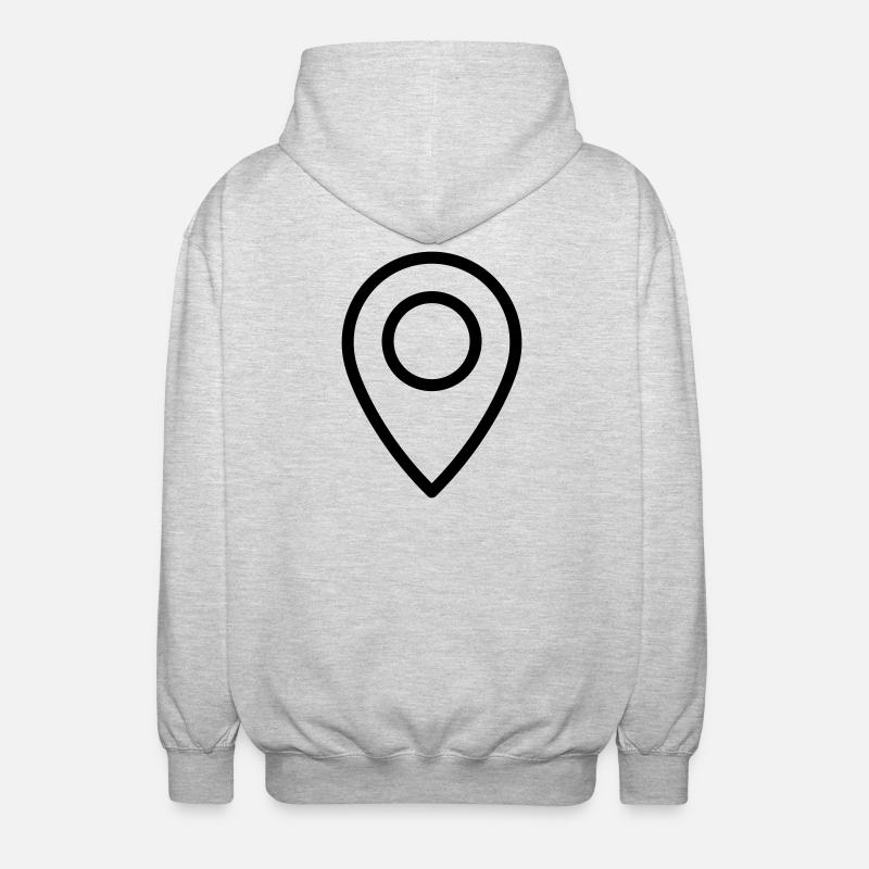 localization - Unisex Hooded Jacket - light heather grey