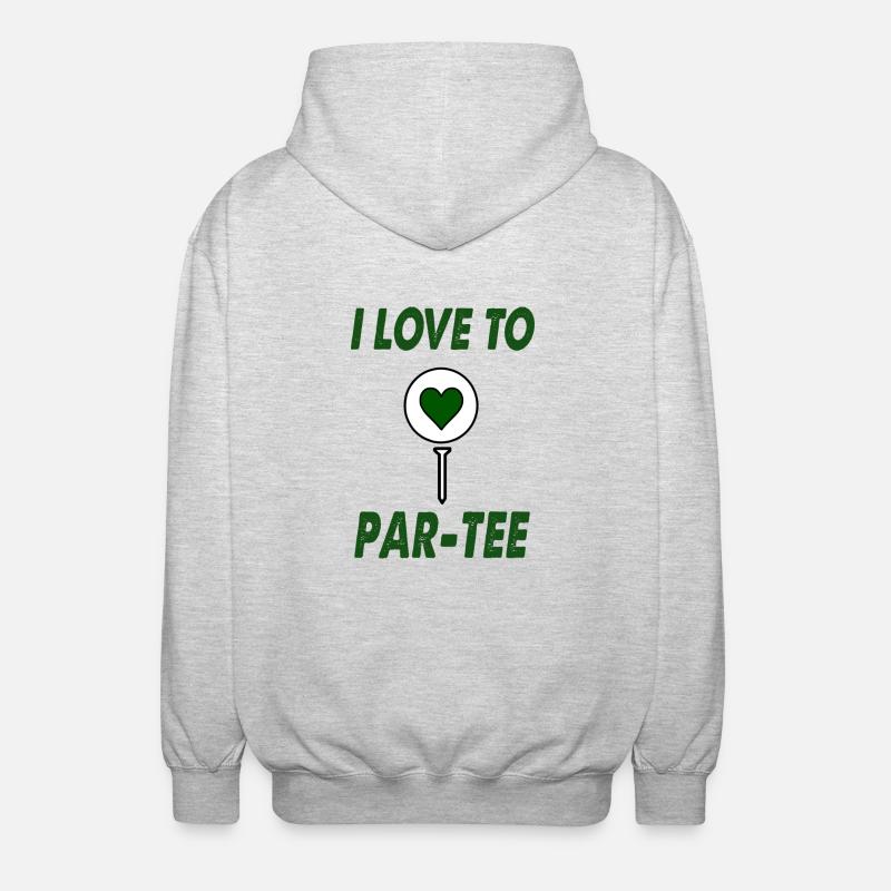 Par tee - Unisex Kapuzenjacke - Hellgrau meliert