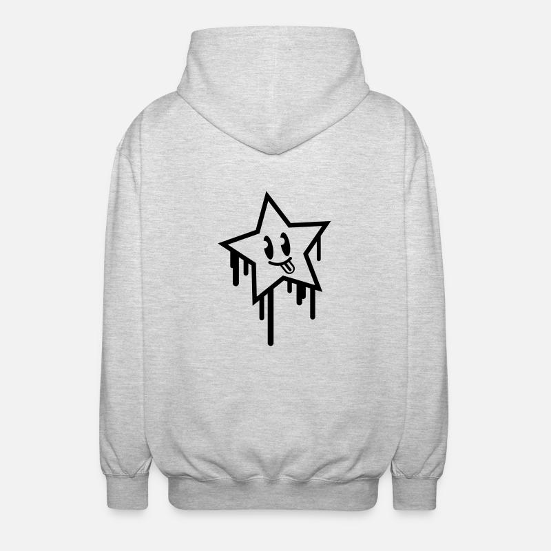 star_comic_crazy_tl1 - Veste à capuche unisexe - gris clair chiné
