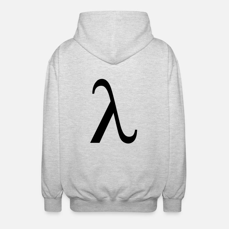 Lambda - Unisex Hooded Jacket - light heather grey