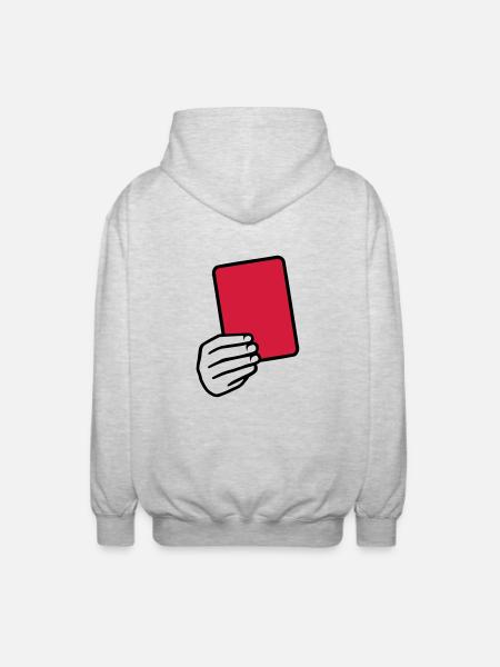 Arbitre - Veste à capuche unisexe - gris clair chiné