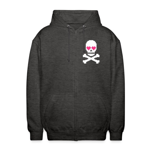 Skull Love - Uniseks zip hoodie