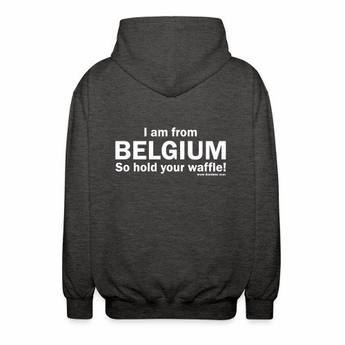 From Belgium - Uniseks zip hoodie