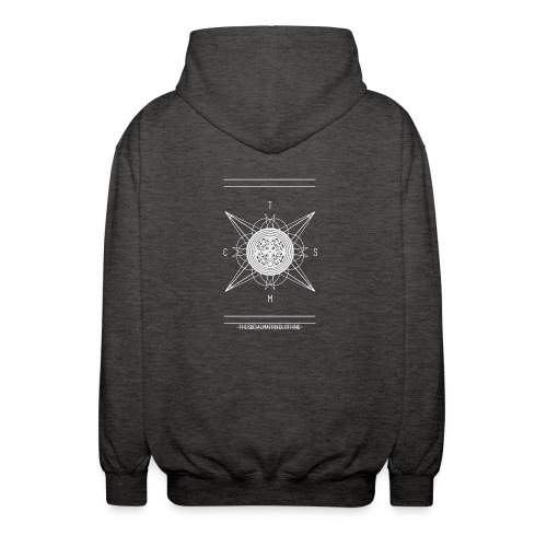 DE PIONEER [WIT] - Uniseks zip hoodie