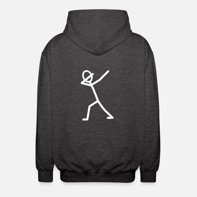 DAB DÄB Jubel Geschenkidee - Unisex Kapuzenjacke - Anthrazit