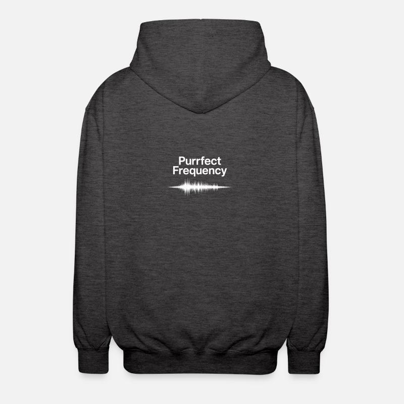 Fréquence parfaite - Veste à capuche unisexe - charbon