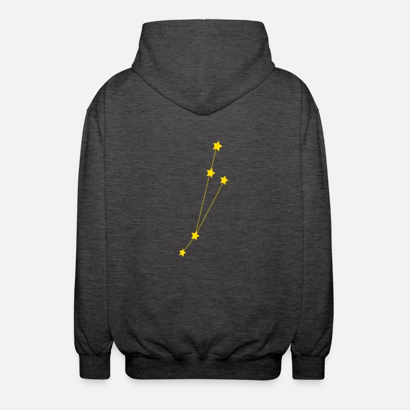 Sternzeichen Widder - Unisex Kapuzenjacke - Anthrazit