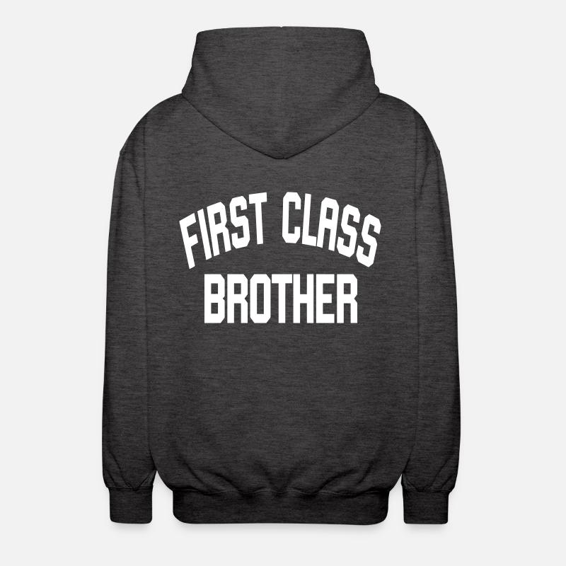 First Class Brother - Unisex Kapuzenjacke - Anthrazit