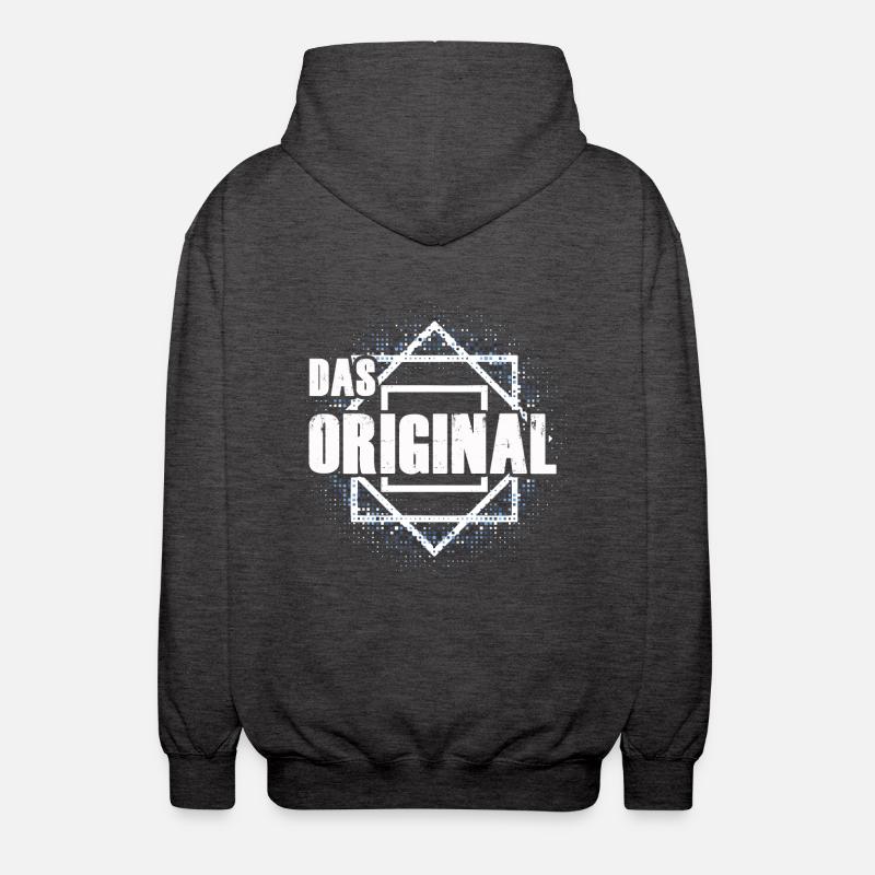 Das Original Partnershirt - Unisex Kapuzenjacke - Anthrazit